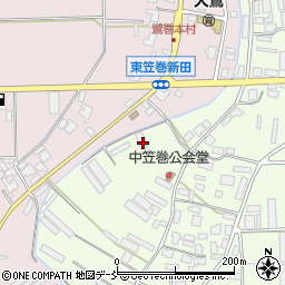 新潟県新潟市南区東笠巻1564-1周辺の地図
