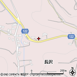 福島県伊達市保原町金原田長沢75周辺の地図