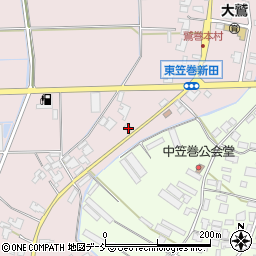 新潟県新潟市南区東笠巻新田298-1周辺の地図