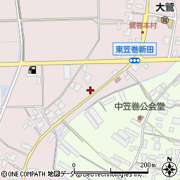 新潟県新潟市南区東笠巻新田298周辺の地図