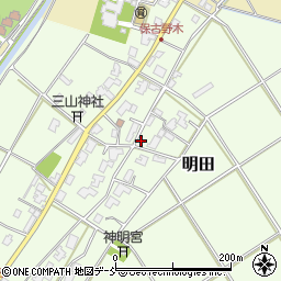 新潟県新潟市西区明田771周辺の地図