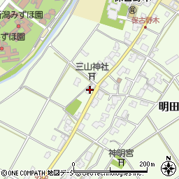 新潟県新潟市西区明田569周辺の地図