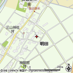 新潟県新潟市西区明田947周辺の地図
