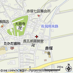 新潟県新潟市西区赤塚2733周辺の地図