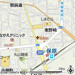 東京靴流通センター　保原店周辺の地図