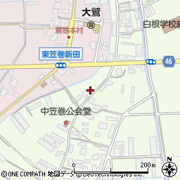 新潟県新潟市南区東笠巻1590周辺の地図