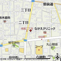 福島県伊達市保原町一丁目16周辺の地図