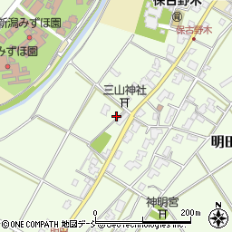 新潟県新潟市西区明田342周辺の地図