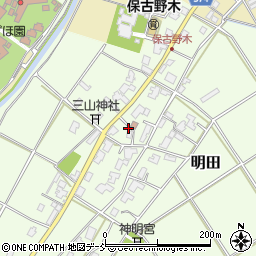 新潟県新潟市西区明田718周辺の地図