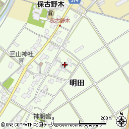 新潟県新潟市西区明田949周辺の地図