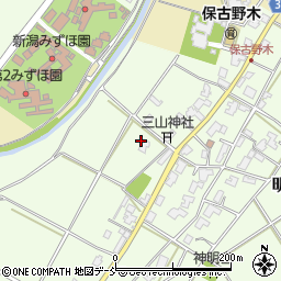 新潟県新潟市西区明田340周辺の地図