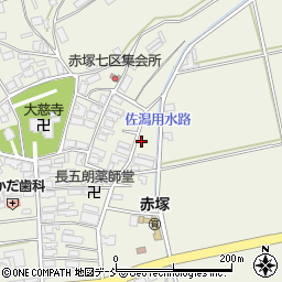 新潟県新潟市西区赤塚2815-3周辺の地図