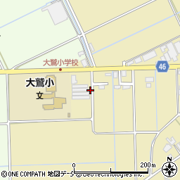 新潟県新潟市南区犬帰新田806周辺の地図