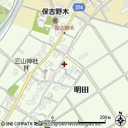 新潟県新潟市西区明田762周辺の地図