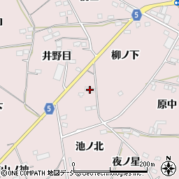 福島県福島市飯坂町平野井野目1周辺の地図