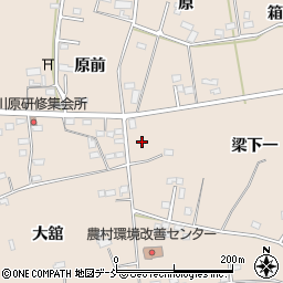 福島県伊達市箱崎中道周辺の地図