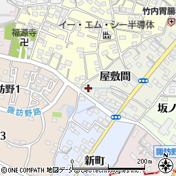 福島県伊達市屋敷間5周辺の地図