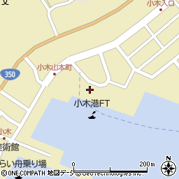 小木港ＦＴ（佐渡汽船）周辺の地図