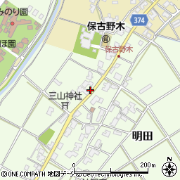 新潟県新潟市西区明田638周辺の地図