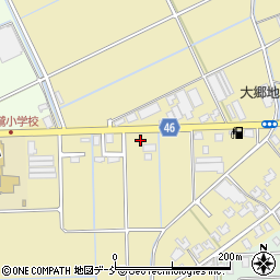 新潟県新潟市南区犬帰新田537周辺の地図