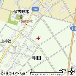 新潟県新潟市西区明田620周辺の地図