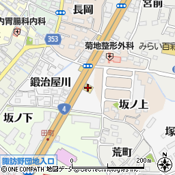 はま寿司福島伊達店周辺の地図