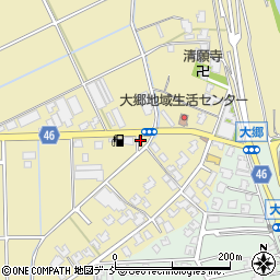 新潟県新潟市南区犬帰新田454周辺の地図