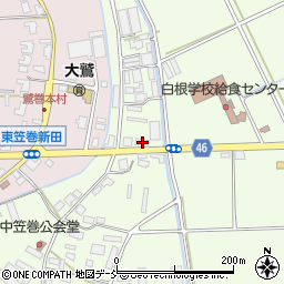 新潟県新潟市南区東笠巻1601周辺の地図