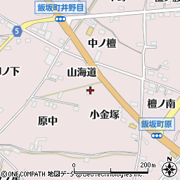 福島県福島市飯坂町平野小金塚74-1周辺の地図