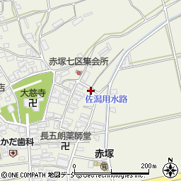 新潟県新潟市西区赤塚2725周辺の地図