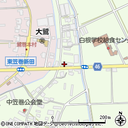 新潟県新潟市南区東笠巻1603周辺の地図