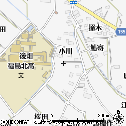 福島県福島市飯坂町小川7周辺の地図