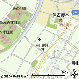 新潟県新潟市西区明田351周辺の地図