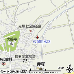 新潟県新潟市西区赤塚2516周辺の地図