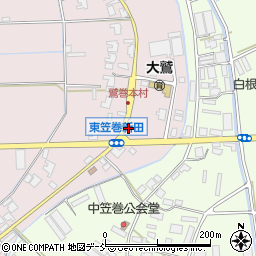 新潟県新潟市南区東笠巻新田284周辺の地図