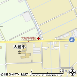 新潟県新潟市南区犬帰新田399-1周辺の地図