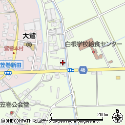 新潟県新潟市南区東笠巻1598-1周辺の地図