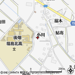 福島県福島市飯坂町小川17周辺の地図