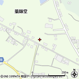 福島県相馬市黒木薬師堂周辺の地図