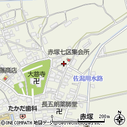 新潟県新潟市西区赤塚2720-1周辺の地図