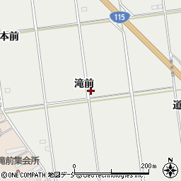 福島県伊達市伏黒（滝前）周辺の地図