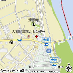 新潟県新潟市南区犬帰新田744周辺の地図