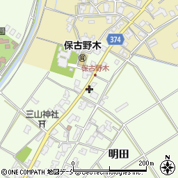 新潟県新潟市西区明田704周辺の地図
