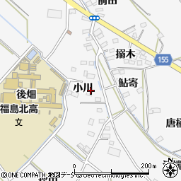 福島県福島市飯坂町小川15周辺の地図