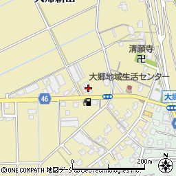 新潟県新潟市南区犬帰新田447周辺の地図