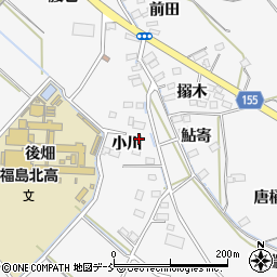 福島県福島市飯坂町小川16周辺の地図