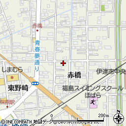 福島県伊達市保原町赤橋62周辺の地図