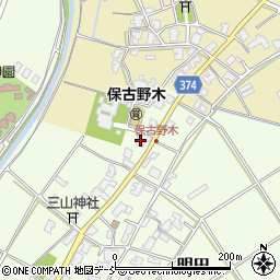 新潟県新潟市西区明田679周辺の地図