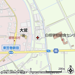 新潟県新潟市南区東笠巻2181-4周辺の地図