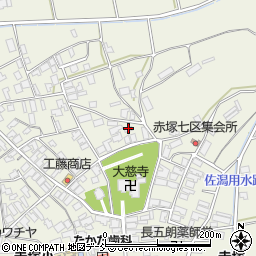 新潟県新潟市西区赤塚2624周辺の地図